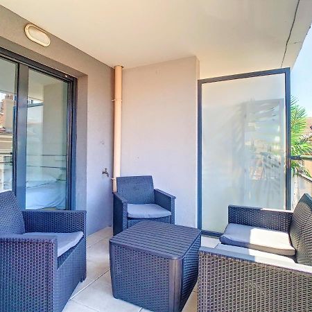 2P Cannes Centre-Ville Terrasse Экстерьер фото